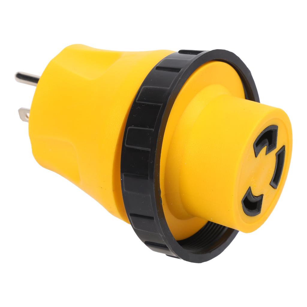 Переходник 15A вилка на 30A розетка прямой адаптер погодозащищенный вилка США для шнуров генератора для RV 125В