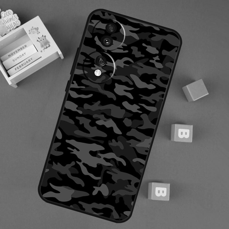 Черный Ночной Камуфляж Чехол Для Honor 200 400 Pro 50 70 90 Lite X9a X9b X9c X9d X8b X8c Win Magic 5 6 7 8 Pro Обложка