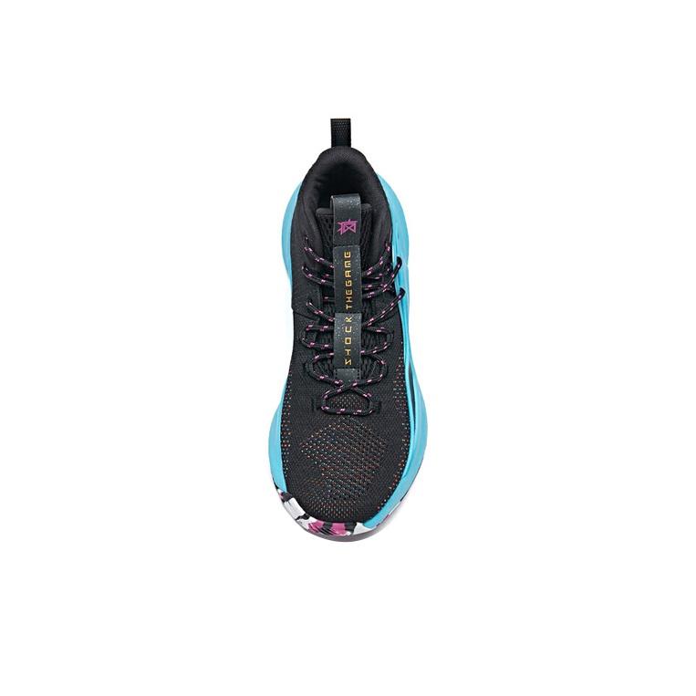 Anta Кроссовки для баскетбола серии Thompson Casual Comfortable Shock Absorbing Non-Slip Wear Resistance Mid Top Men sketball shoes Black Blue Purple 11931601-2