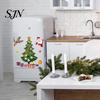 Home Security Door Decor Christmas Fridge Magnets, Soft Magnetic Santa & Tree Stickers, Reusable Party Supplies Holiday Magnet Ornaments for
