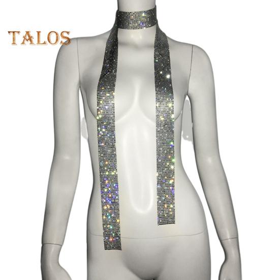 Женский длинный шарф с блестками, удобный длинный шарф, украшенный пайетками, декоративный шарф для повседневной носки и вечеринок