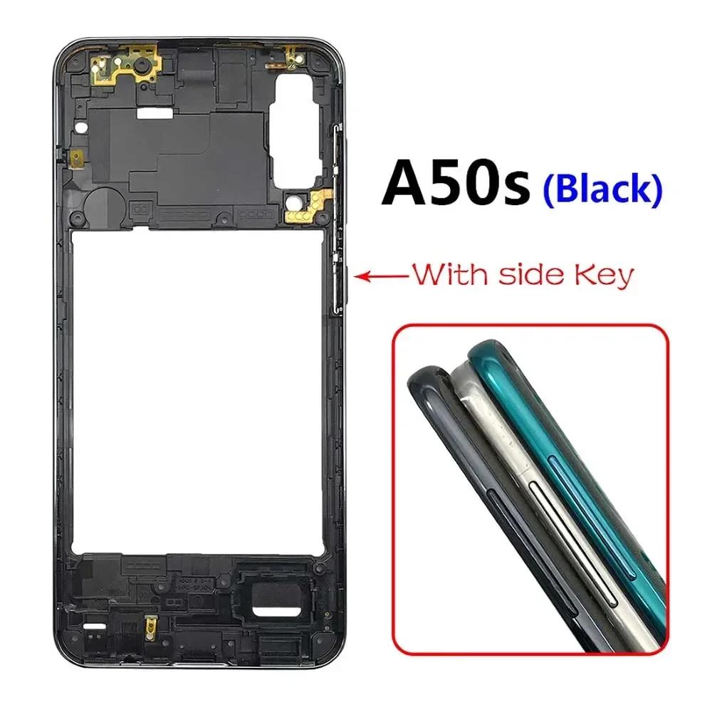 Средняя рамка для телефона Samsung A21s A20s A30s A50s A70s рамка Корпус Замена Ремонтные запчасти