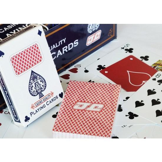 Hooni Gamble Jumbo Index Large Letter JJ Grid Pattern Hold'em Playing Card Dozen Box 12P, популярная корейская игра
