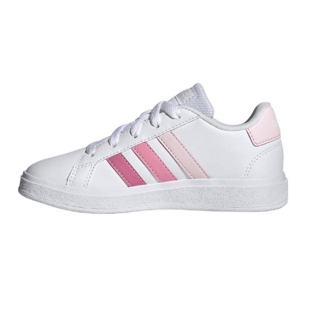 Adidas Childrens/Kids Grand Court 2.0 Synthetic Leather Trainers