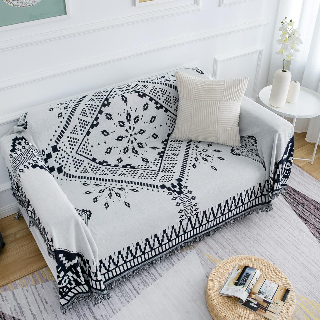 Утолщенное и минималистичное двустороннее тканевое одеяло для дивана, диванное полотенце, легкая роскошная скатерть для чайного стола, домашнее открытое походное одеяло, полотенце для кровати