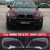 Car Front Headlight Cover Lens Glass Headlamps Transparent Lampshade Lamp Shell Masks For BMW X5 E70 2007-2013