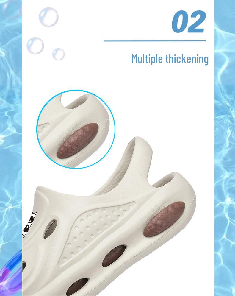 Детские летние сандалии-слипоны: Легкая, удобная пляжная обувь для мальчиков и девочек