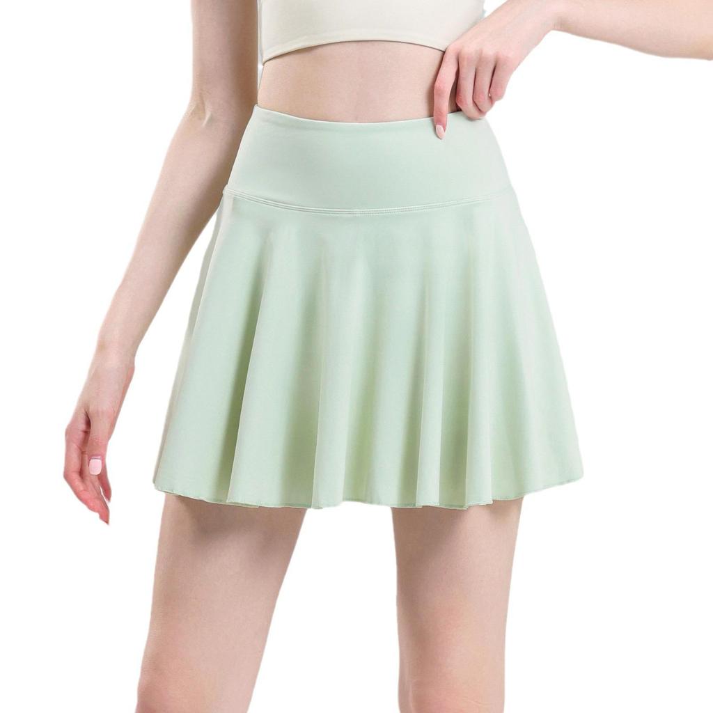 Women's Pleated Tennis Skirt - Quick-Drying, Anti-Exposure, Suitable for Yoga, Badminton, Running, and Fitness