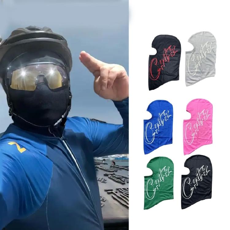 Lightweight and Breathable Ice Silk Face Mask for Outdoor Enthusiast Offers Sun and Wind Protection