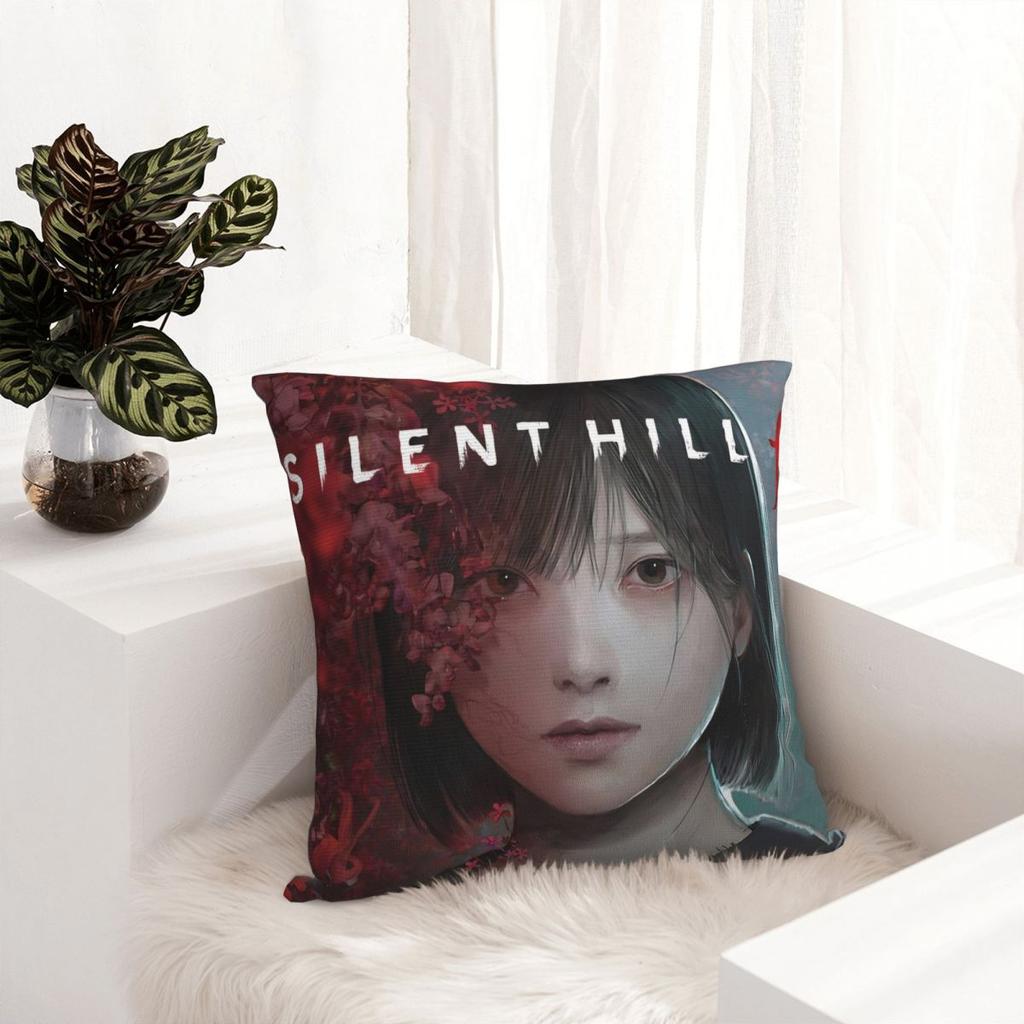 Наволочка Silent Hill F Игра Хинако Напечатанная Наволочка для Подушки Кавайная Наволочка для Дивана Спальни Домашний Декор Наволочки