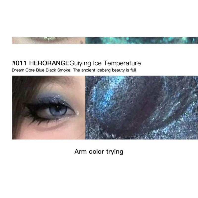 HERORANGE - Одиночные тени для век "Хамелеон" - 4 цвета