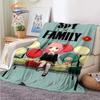 Japanese Animation SPY×FAMILY Flannel Plush Blanket Anya Forger Girl Blanket Air Conditioning Nap Travel Camping