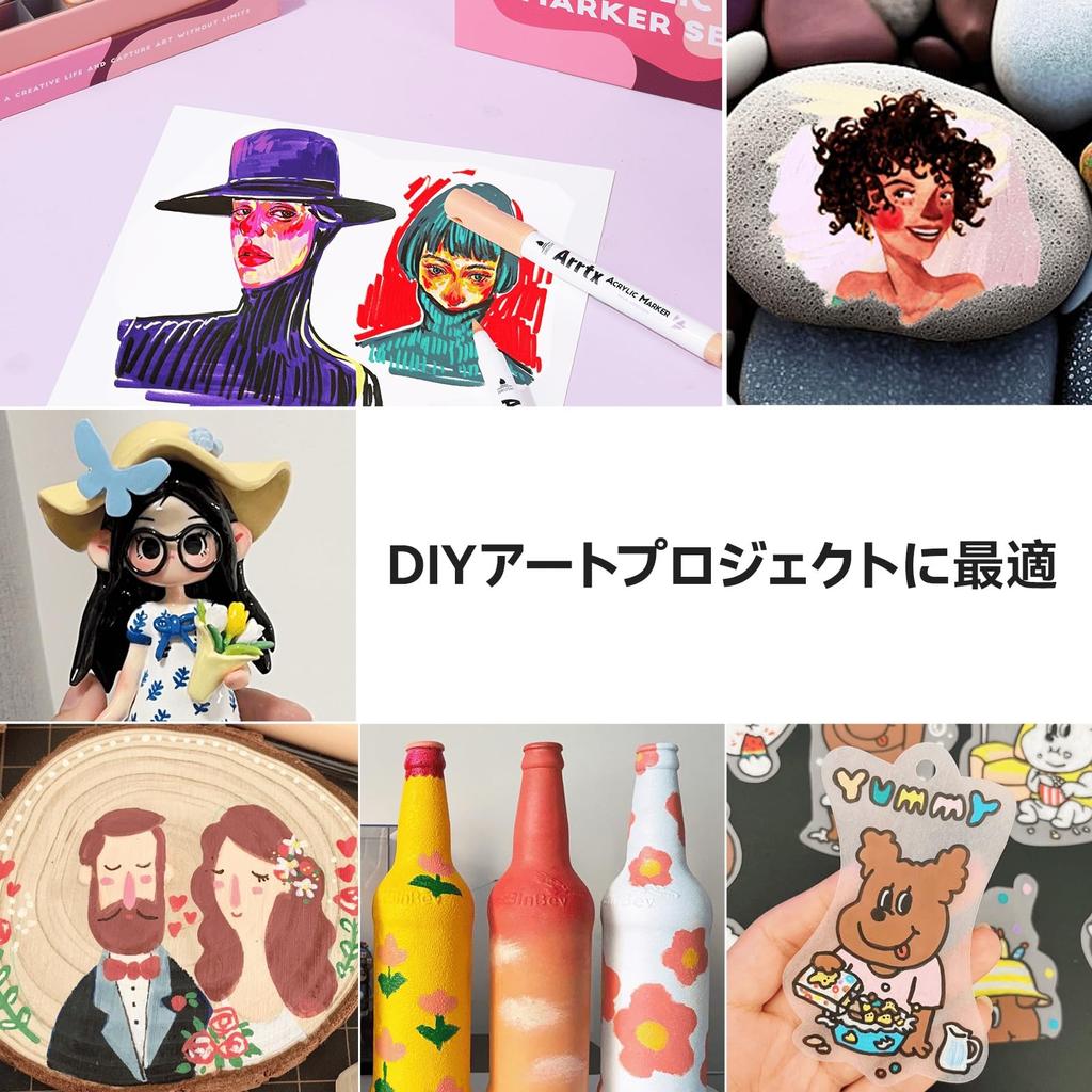 Arrtx Акриловая краска Кожа Реалистичная кожа Кисть для иллюстраций и Подходит для профессионалов и начинающих Маркеры, Тона, Набор из 30 цветов, Тона,