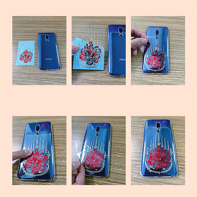 Буддизм Национальные Традиционные Перевалочные Счастливые Богатства Культура Символ Наклейки Мобильные Телефоны Металлические Наклейки