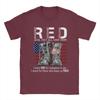 On Friday We Wear Red Military RED Friday Military Remember Everyone Deployed TShirt Unisex  Tee Shirt Crewneck Short Sleeve