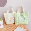 Холщовая сумка-тоут в корейском стиле: Милая сумочка для офиса, студентов, обеда и прогулок