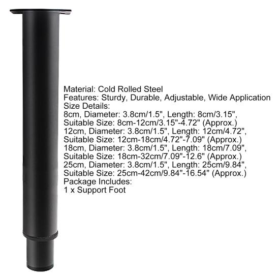 Основание шкафа, регулируемая ножка стола, удлинительная подставка для ног, увеличивающая бытовую технику, опорная ножка для дома