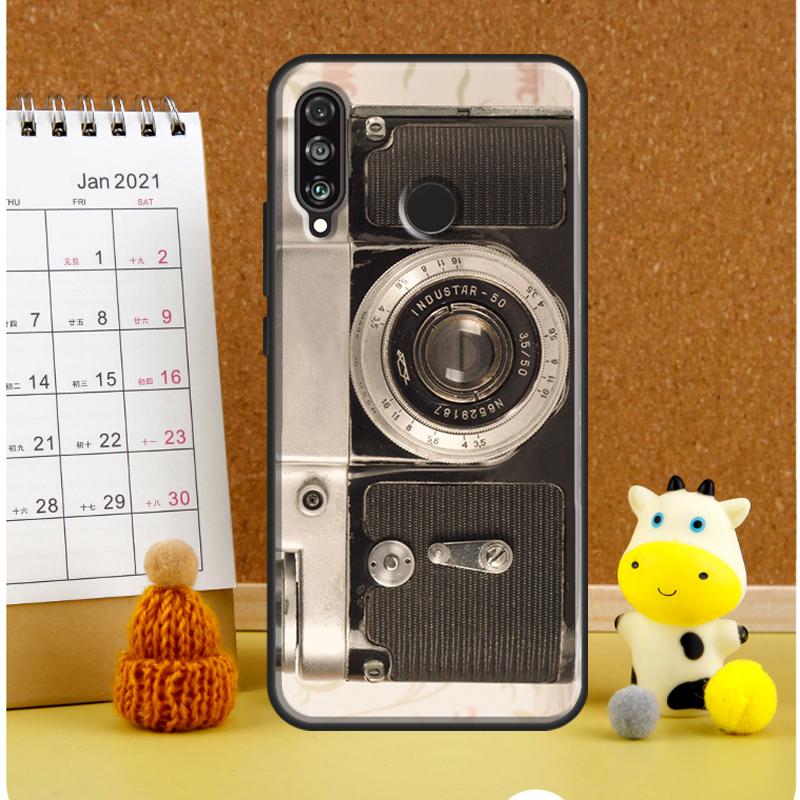 Ретро Камера Винтажная Для Huawei Nova 3i 7i 8i 11i 12i 9 10 SE Y60 Y61 Y70 Y72 Y73 Y90 Y91 P20 P30 P40 Lite Чехол