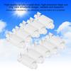 10PCS Arcade Video Game Button Switch Button LED Light Lamp Accessories(White)