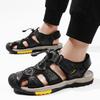 Fashion Summer Men's Sandals Genuine Leather Beach Roman Sandals Comfortable Men Outdoor Sneakers Male Shoes Botas Para Hombre Zapatos