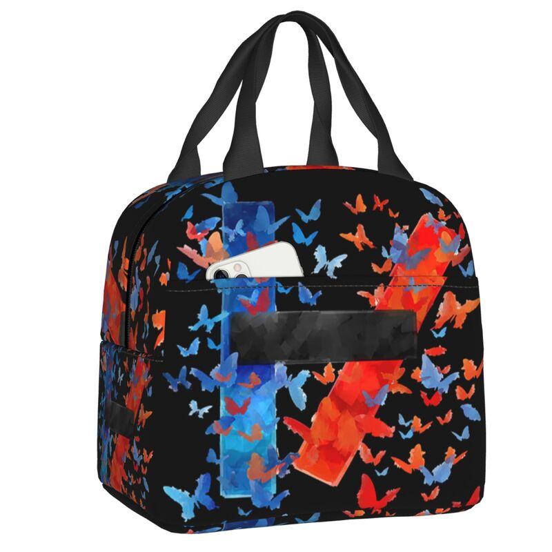 Custom T-Twentys One P-Pilots Eagle Insulated Lunch Bag for Women Resuable Thermal Cooler Lunch Tote Office Work School