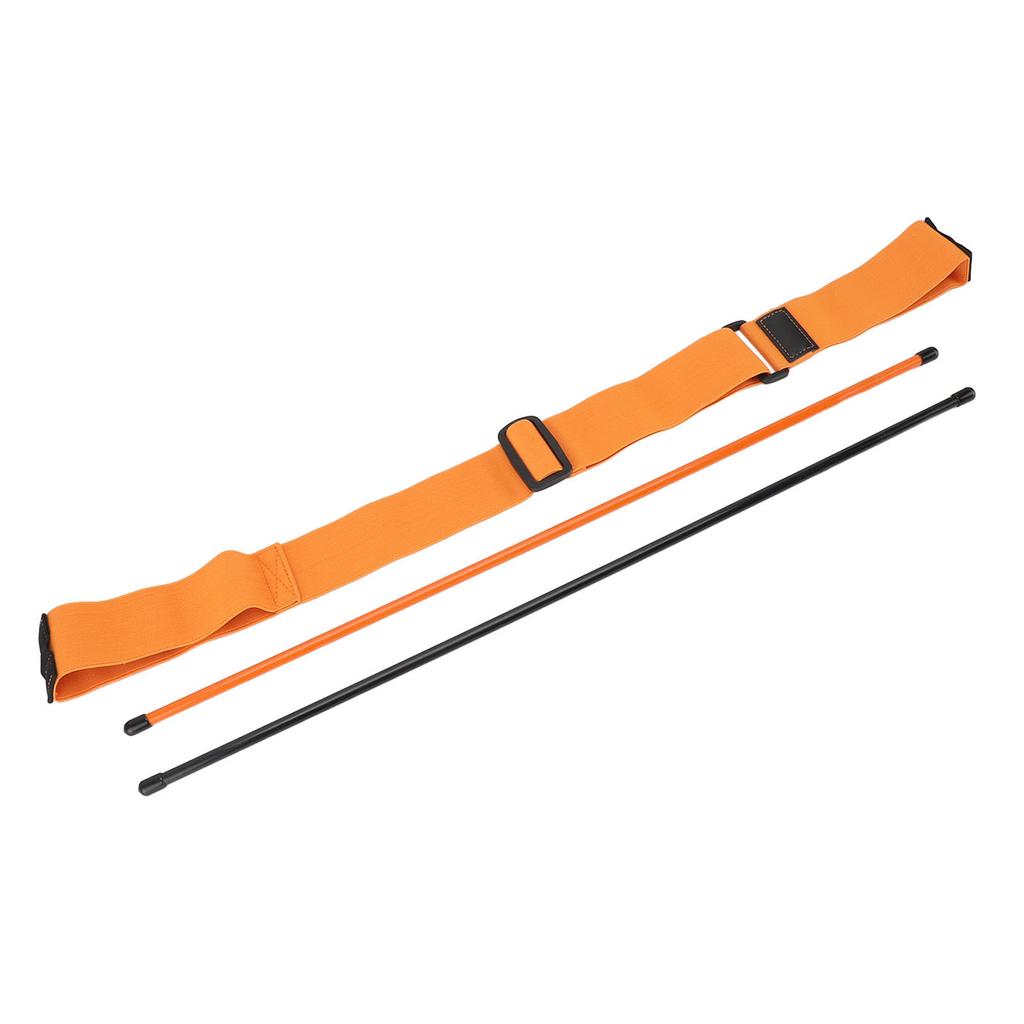 Swing Training Aid Fiber Rod and Elastic Band Portable Swing Practice Tool for Training