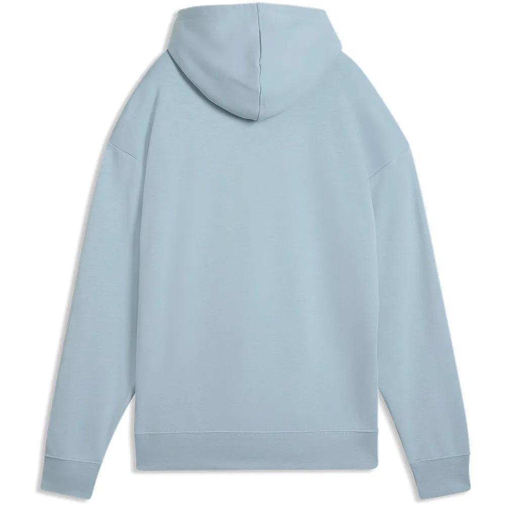 PUMA Ess Comfort Hoodie Pullover French Terry Blue