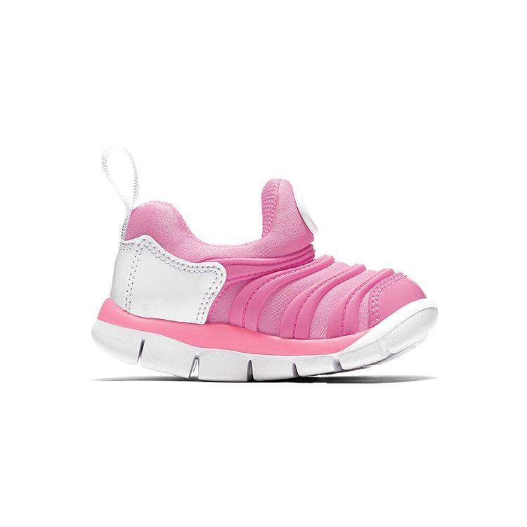 Nike Dynamo Free TD Pink Beam Baby Sneakers White 343938-625