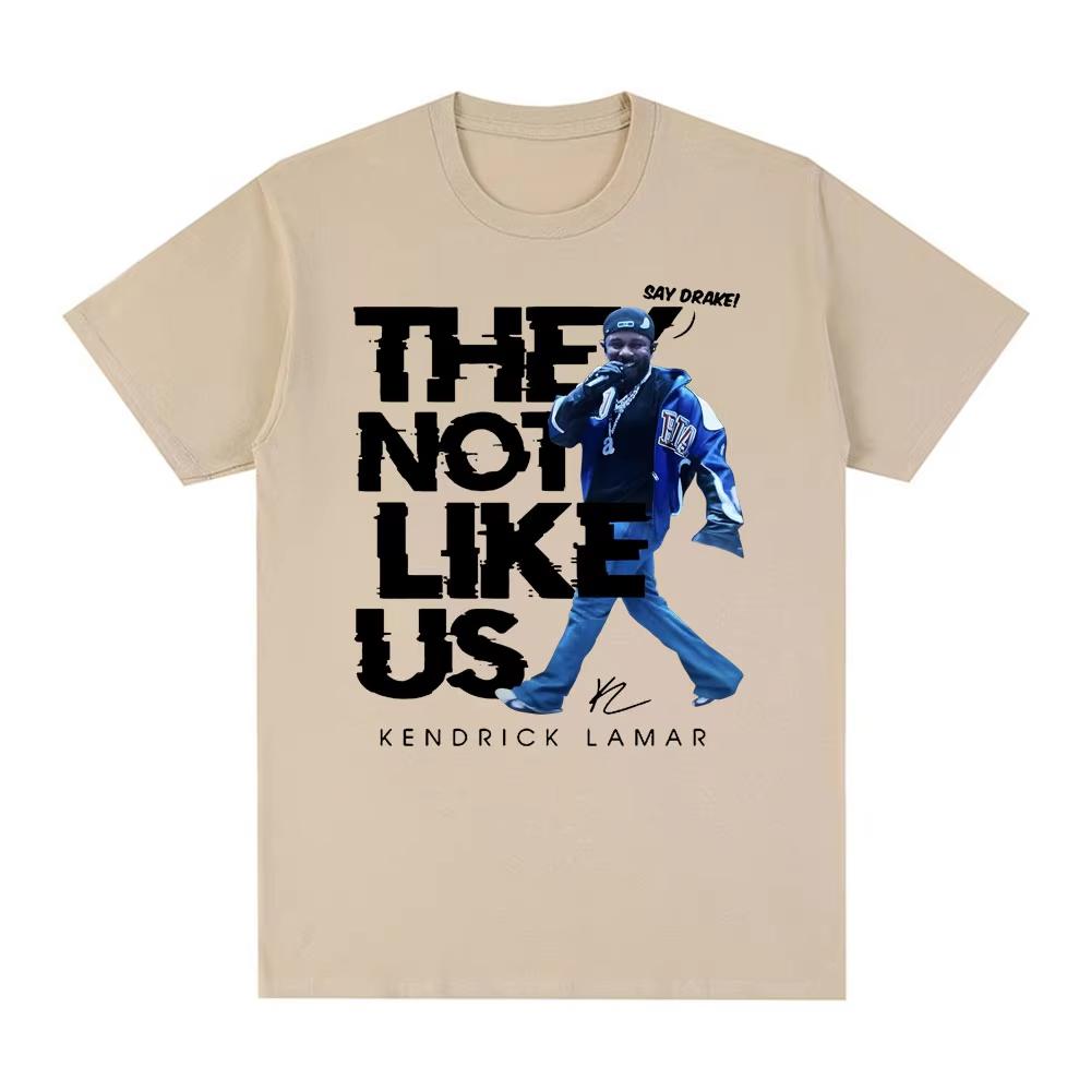 Кендрик Ламар Скажи Дрейку, что они нас не любят Футболки Мужские Женские Футболки Оверсайз Хлопок Уличная Повседневная Свободная Футболка