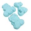 3pcs Cartoon Silicone Baking Mold Dinosaur Hippo Dog Shape Food Grade Non Stick Cute Cake Mold