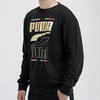 Puma Толстовки Мужские Черные С Круглым Вырезом Умеренные Обычные 585267-01
