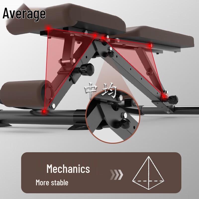 Складная многофункциональная скамья для гантелей Zhongjun