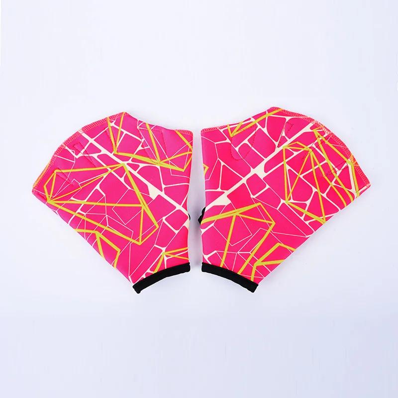 Перчатки для плавания с перепонками для серфинга, нейлоновые перчатки для плавания без пальцев для взрослых, перчатки с перепонками для плавания в воде, тренировочные перепончатые перчатки