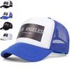 Unisex Los Angeles Print Baseball Net Caps Spring Summer Outdoor Sunscreen Hat Adjustable Casual Trucker Hats