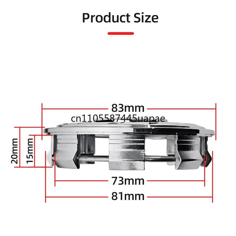 ljbnr1 4pcs ABS Car Wheel Center Hub Cap Cover Styling 83mm 9595891 Accessories For Cadillac Escalade