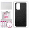 apgo Protective Skin Sticker for the Back Compatible with Xiaomi Redmi Note 10 Pro Max, Wrap Film, Foil, Vinyl - Pattern Black Honeycomb