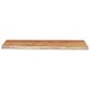 Wall Shelf 50 x 20 x 3.8 cm Rectangular Solid Acacia Wood with Natural Edge
