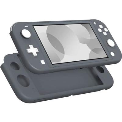 Серый силиконовый чехол, совместимый с Nintendo Switch lite - защитный чехол, устойчивый к царапинам, ударам и скольжению Phonillico®