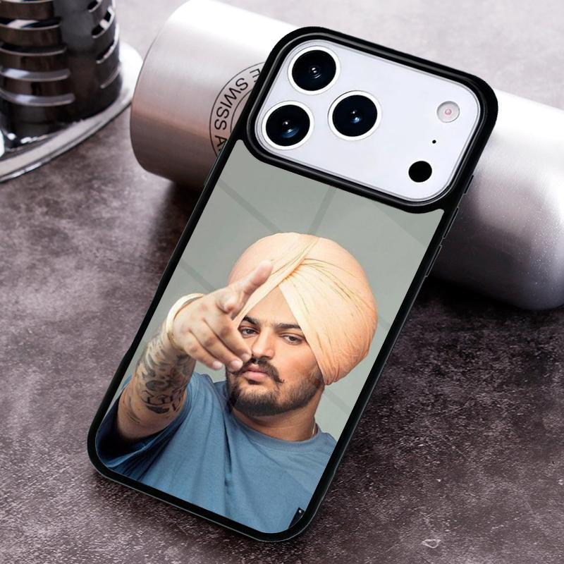 Indian Rapper Sidhu Moose Wala Phone Case for iPhone 17 16 15 Pro Max Air 14 13 12 11 Plus Shockproof Cover