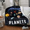 Home Space Planets Blanket Fashion Home Gift Used For Chair Office Sofa Bed Camping Soft And Warm Giving Friends And Relatives Birthday Gifts