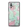 Airplane World Map Travel For Xiaomi Redmi Note 11 10 9 8 Pro Phone Case 10S 9S 7 8T 9T 9A 8A 9C K50 K40 Gaming 11T 5G Cover