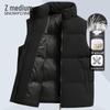 XueZhongFei Мужской зимний теплый пуховый жилет