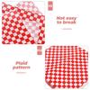 YARNOW 300-Piece Deli Paper, Red and White Checkered Food Wrapping Paper, Fried Chickpea Wrapping Paper, Grid Paper, Grist-Proof Burger Paper for Food