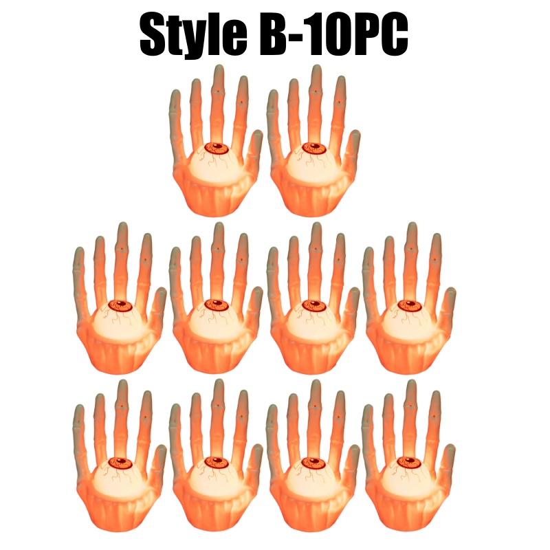 Жуткая атмосфера декор Хэллоуин тыквенный светильник рука призрака свет новый реквизит жуткая обстановка решение для украшения вечеринки