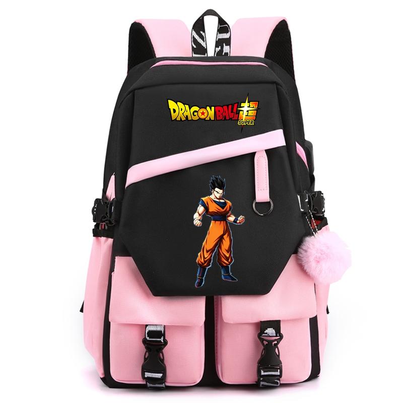 Аниме Dragon Ball унисекс рюкзак для девочек мальчиков студентов подростков детей ноутбук рюкзак для мужчин и женщин милый повседневный школьный рюкзак для детей подарок на день рождения игрушка