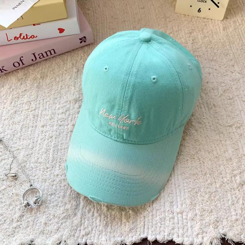 Spring And Summer Japanese Casual Letter Soft Top Cap Men'S And Women'S Versatile Street Face Small Baseball Cap