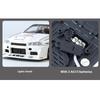 Масштаб 1/24 Nissan Skyline Ares GTR R34 S15 Модифицированная версия с широким кузовом Суперкар Сплав Литой под давлением Транспортное средство Модель автомобиля Звук Свет Детский подарок