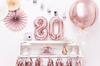 Foil Balloon Number 8, 35cm, Rose Gold