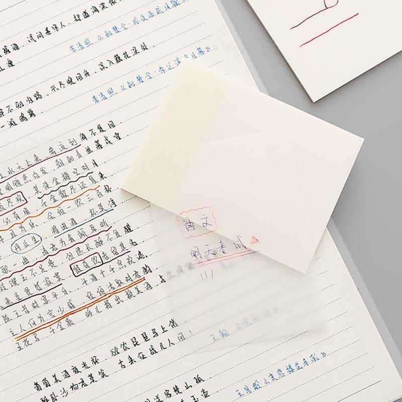 Название ПЭТ Прозрачные липкие заметки