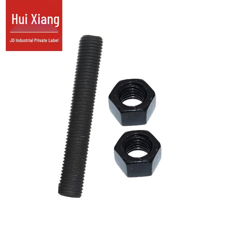 Черненые фланцевые шпильки Huixiang класса 10.9 с 2 гайками